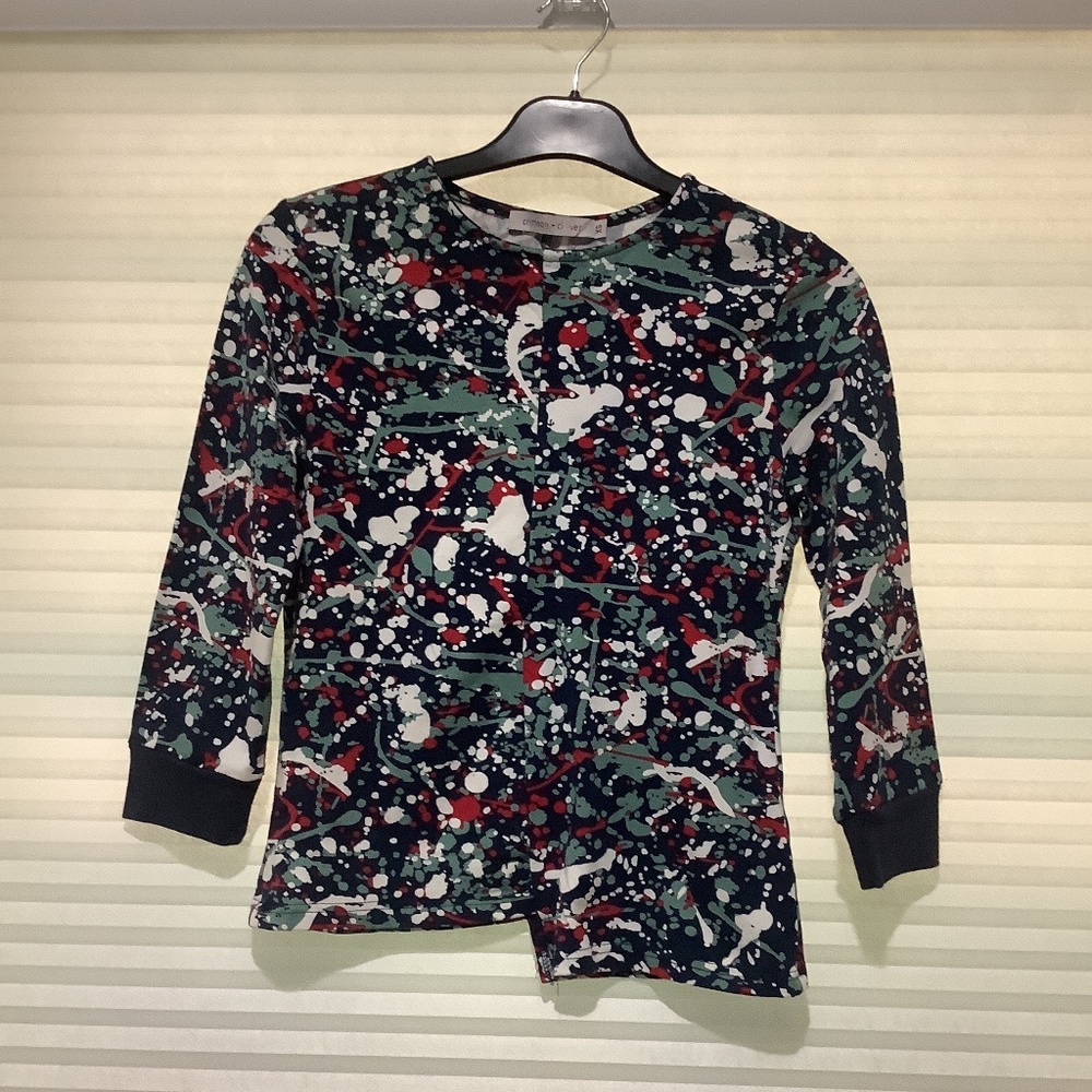 Paint splatter designed top